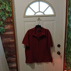 Basic Edition Red Short Sleeve Shirt